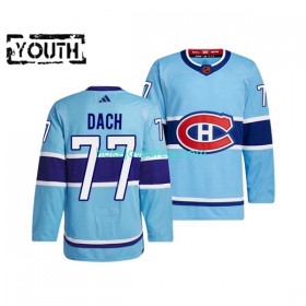 Dětské Hokejový Dres Montreal Canadiens KIRBY DACH 77 Adidas 2022-2023 Reverse Retro Modrý Authentic